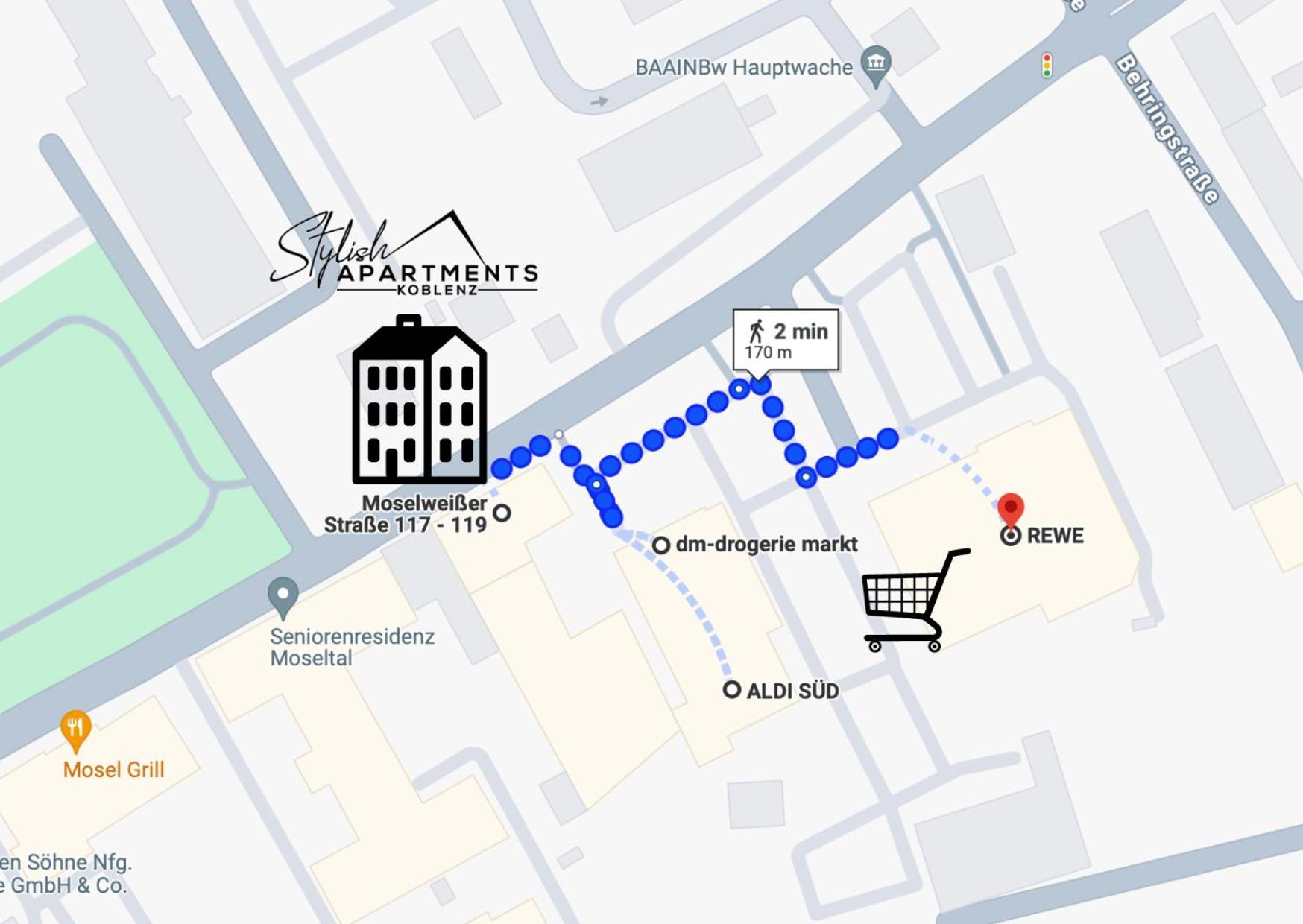 Special Apartment - Stadtnah, Balkon, Parkplatz, E-Ladestation, Gitterbox Fuer Fahrraeder, Fitnessstudio Кобленц Экстерьер фото